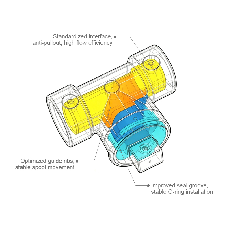 Custom Industrial Fluid Valve Core Parts | Precision Molded Components